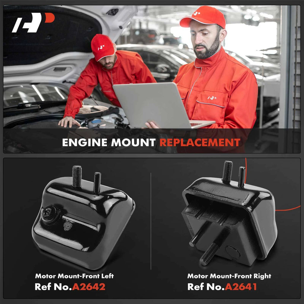 2X Front Engine Motor Mounts for Ford Ranger Bronco II (1986-1997)