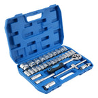 32-Piece 1/2" Drive Socket Set for Universal Fit (8–32mm) 