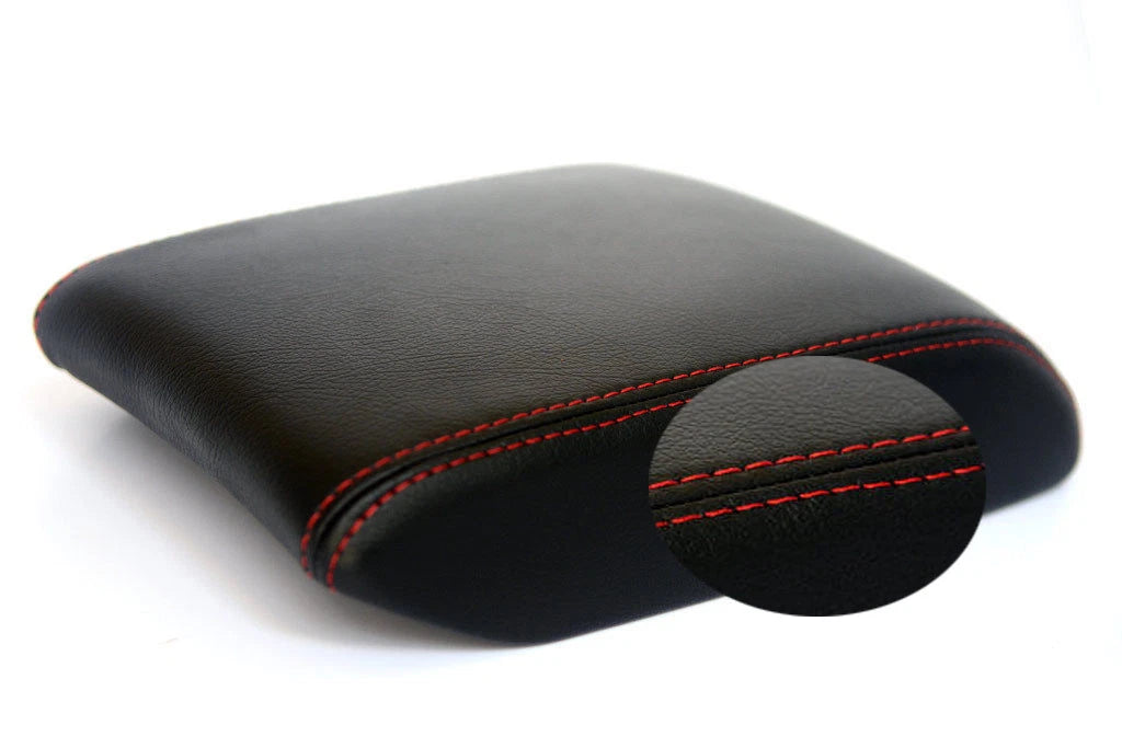 Center Console Armrest Cover for Mazda 6 (2014–2020) Red Stitch