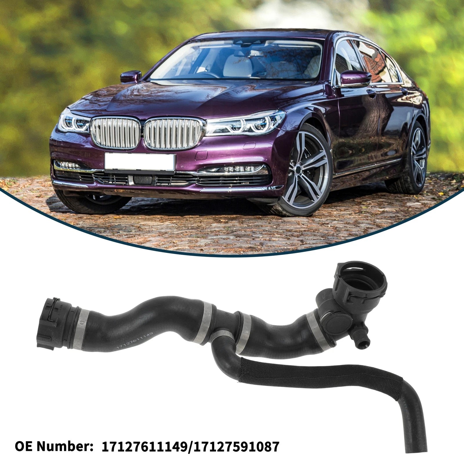 Radiator Hose No. 17127611149 for BMW 760Li (2009–2015)