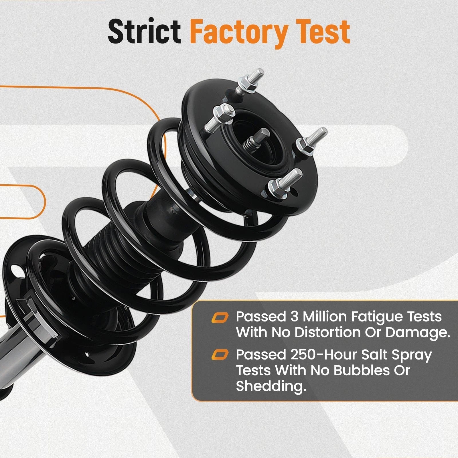 Front Strut Spring Sway Bar End Link Assembly for Ford Explorer (2013–2018) AWD