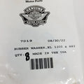 Pack of 8 Rubber Washers for Harley-Davidson Sportster XL 1200 883 (OEM 7019)