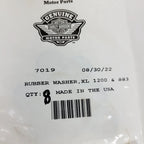 Pack of 8 Rubber Washers for Harley-Davidson Sportster XL 1200 883 (OEM 7019)