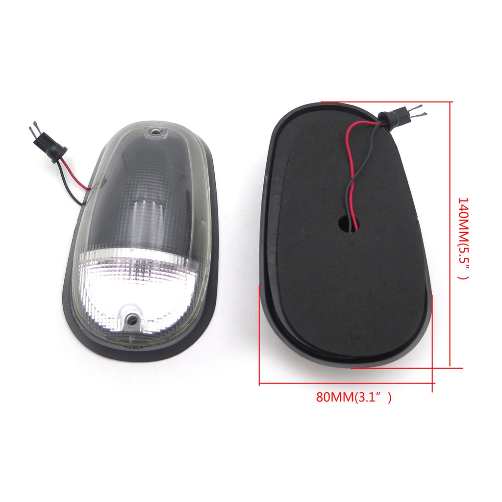 5PC Clear Cab Roof Marker LED Lights for Dodge RAM 2500/3500 (2003–2010)