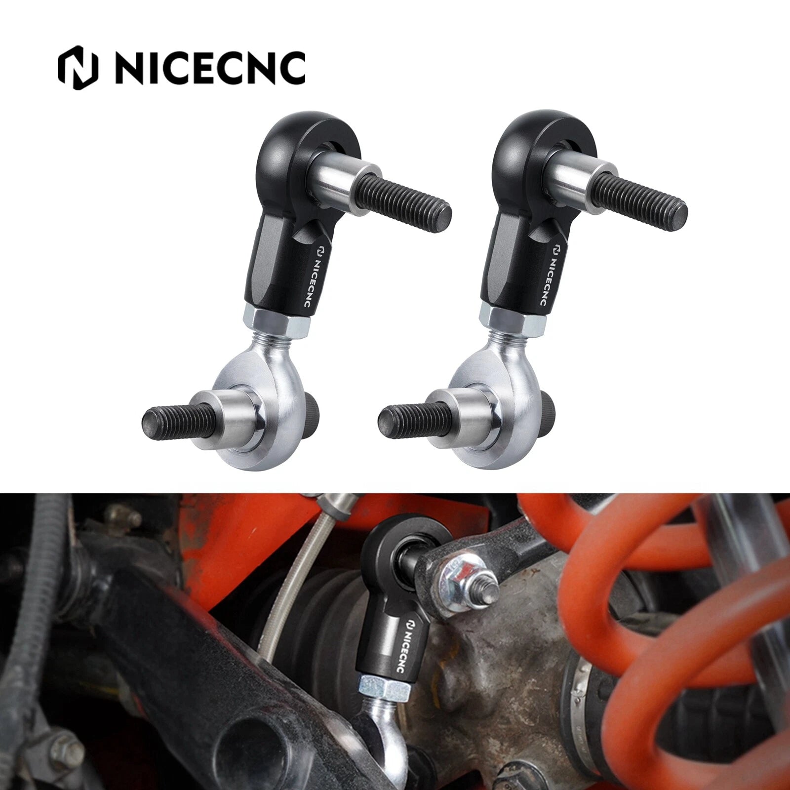 Aluminum Front Sway Bar Stabilizer Link Kit for Can-Am Maverick X3 Max (2017–2018)
