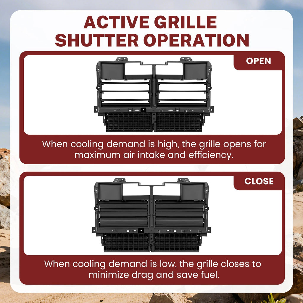 Active Radiator Shutter for Chevrolet Colorado GMC Canyon (2015–2022)