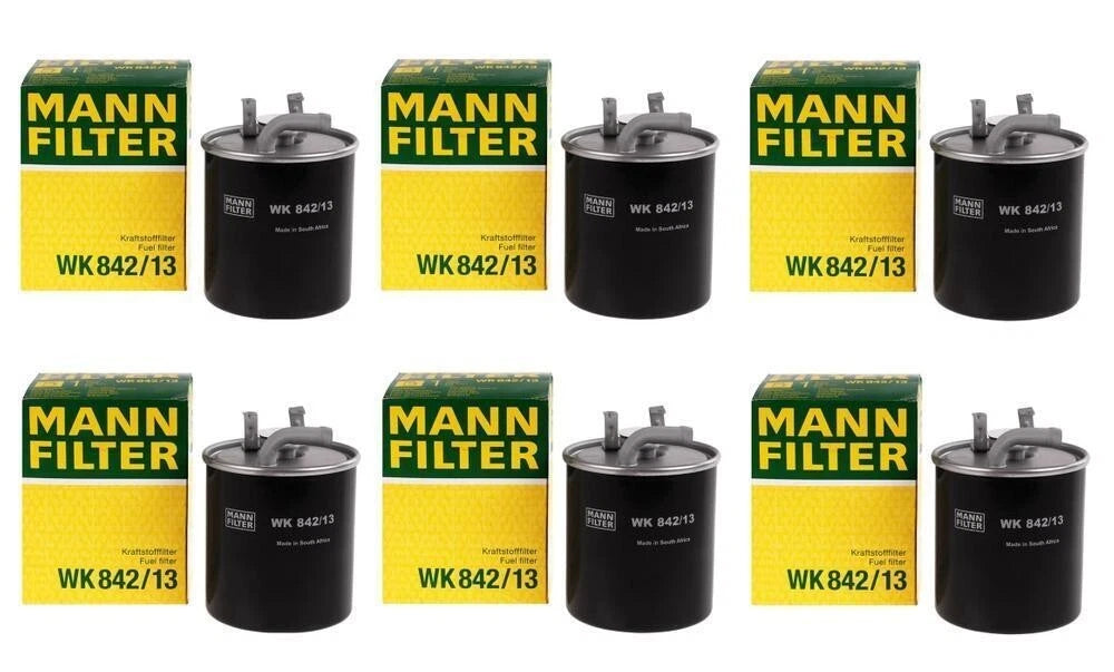 Set of 6 Fuel Filters WK84213 for Dodge Sprinter 2500 3500 (2003–2006)