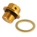 M14 Magnetic Oil Pan Drain Plug for Suzuki TL1000R/S (1997–2006), GSXR600/1000 (2001–2023)