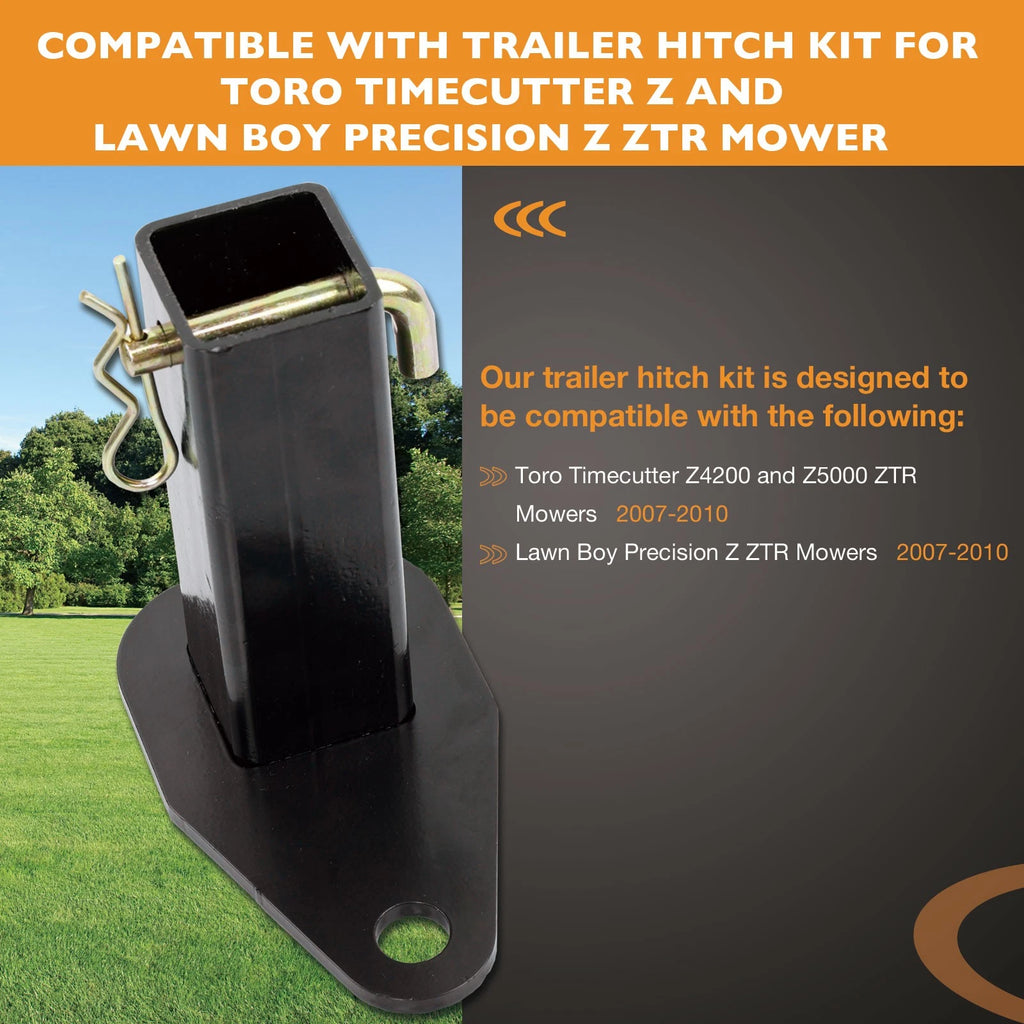 Trailer Hitch Kit for Toro Timecutter Z & Lawn Boy Precision Z (N/A)