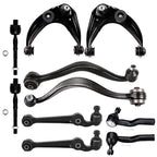 Set of 10 Front Upper Lower Control Arms Tie Rods for Lincoln MKZ Ford Fusion (2007–2012)