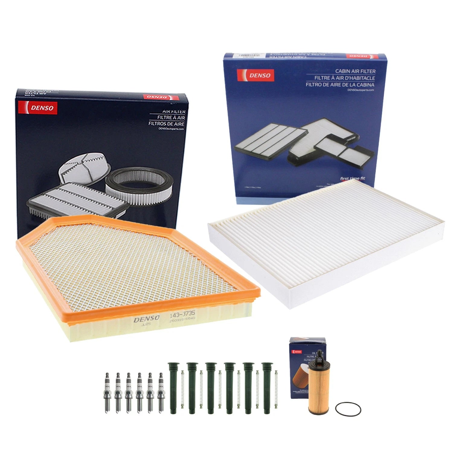 Tune Up Kit with NGK 6 Spark Plugs & Boot for Dodge Challenger Charger (2015–2023)