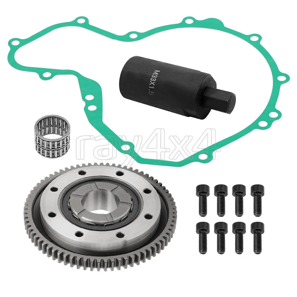 Flywheel Puller Starter Clutch Idler Gear 72T for Polaris Predator 500 (2003–2007)