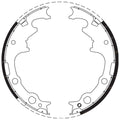 Rear Brake Shoes Linings Set for Jeep Wrangler TJ (1997-2006)