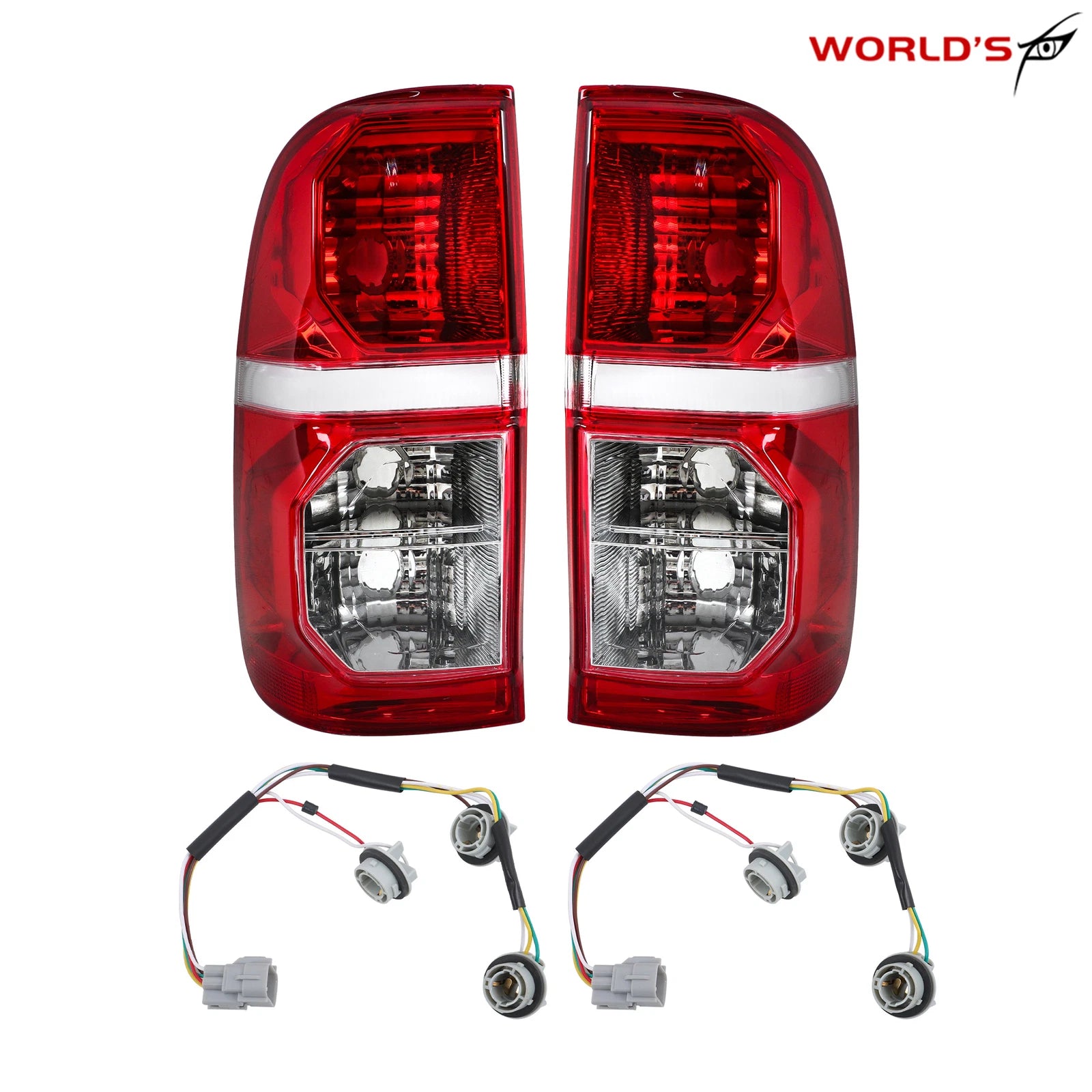 Pair of Rear Tail Lights for Toyota Hilux SR SR5 (2005–2015)