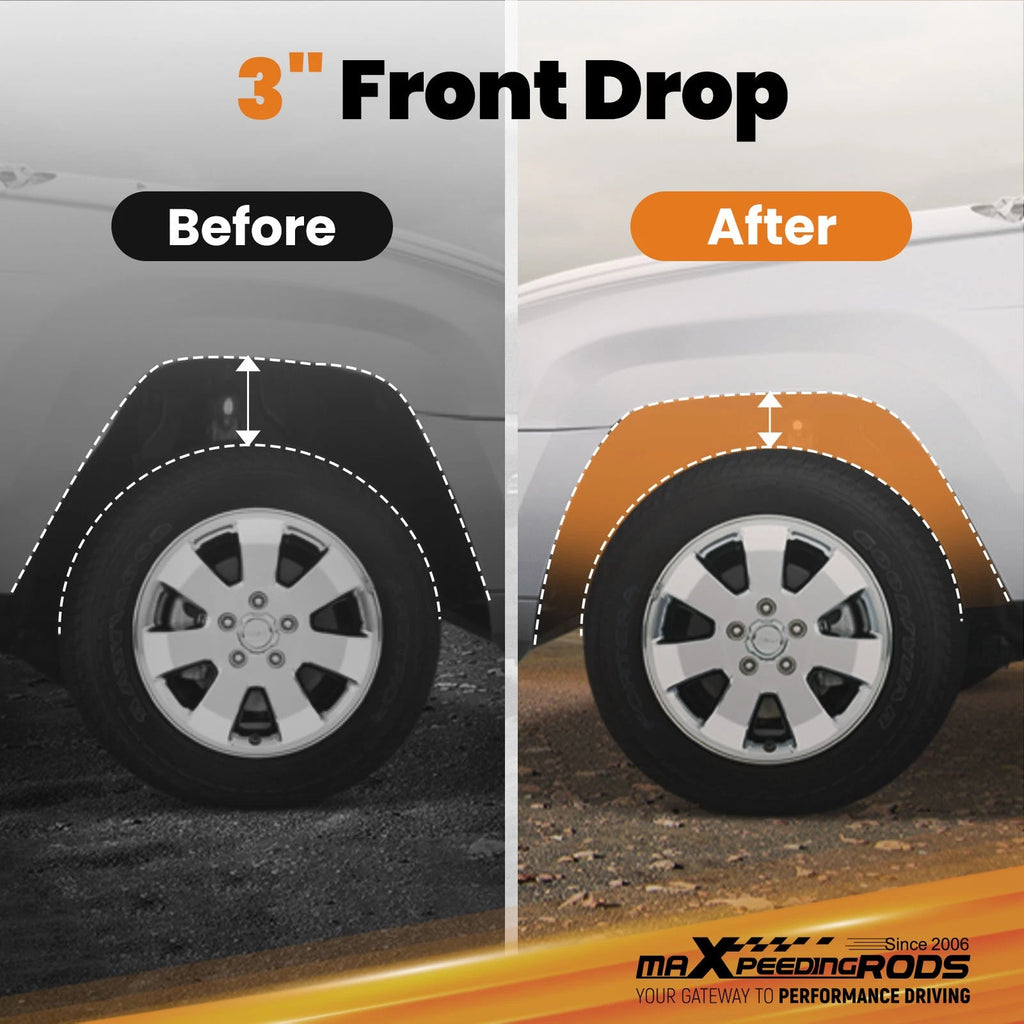 3" Performance Drop Springs for Ford Ranger/Mazda B-Series 2WD (1983–1997)