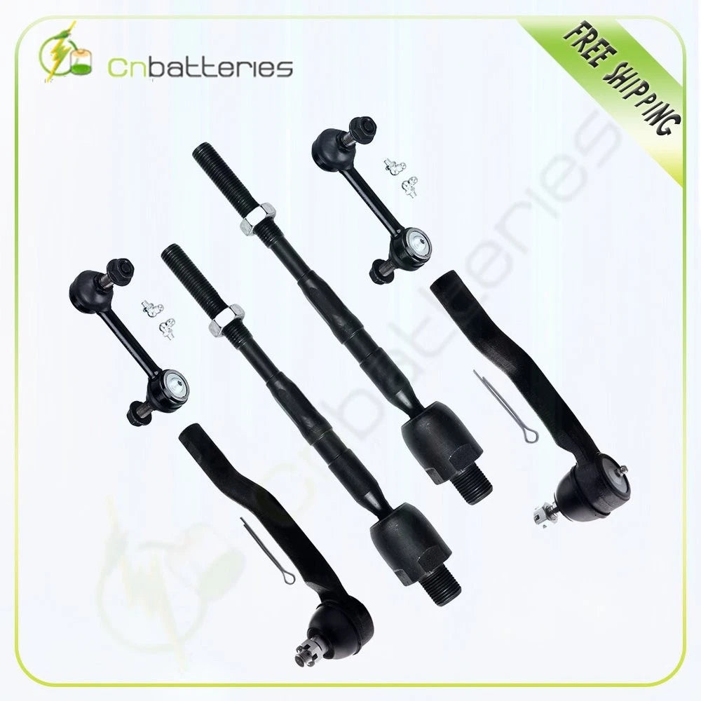 6pc Front Suspension Kit Sway Bar for Ford Edge Lincoln MKX (2007–2014)