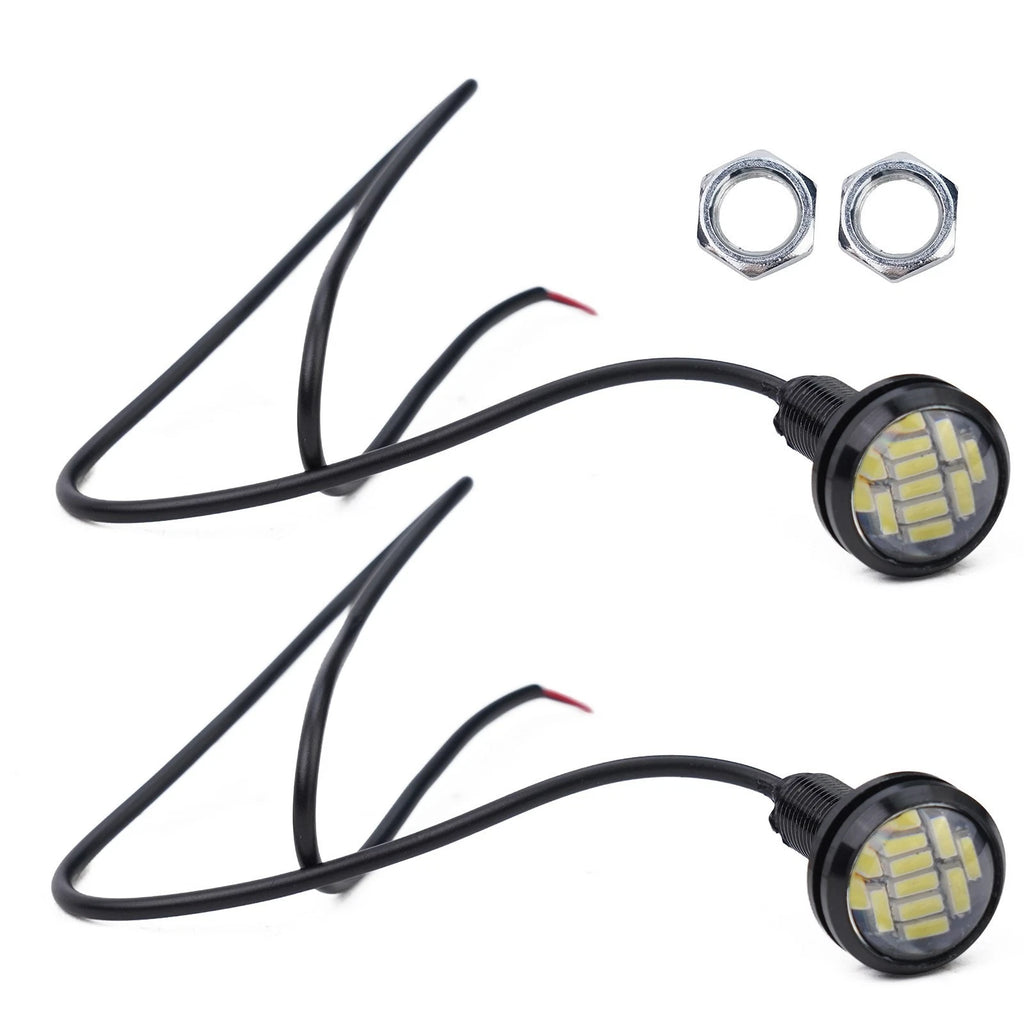 2X LED Reversing Backup Lamp Light for Car (12V)