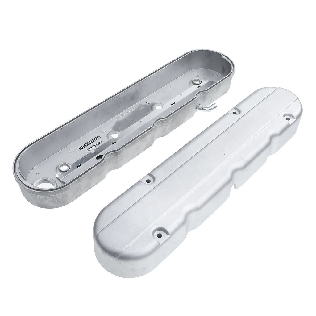 Silver Engine Valve Covers for Chevy LS Series (2001-2023)