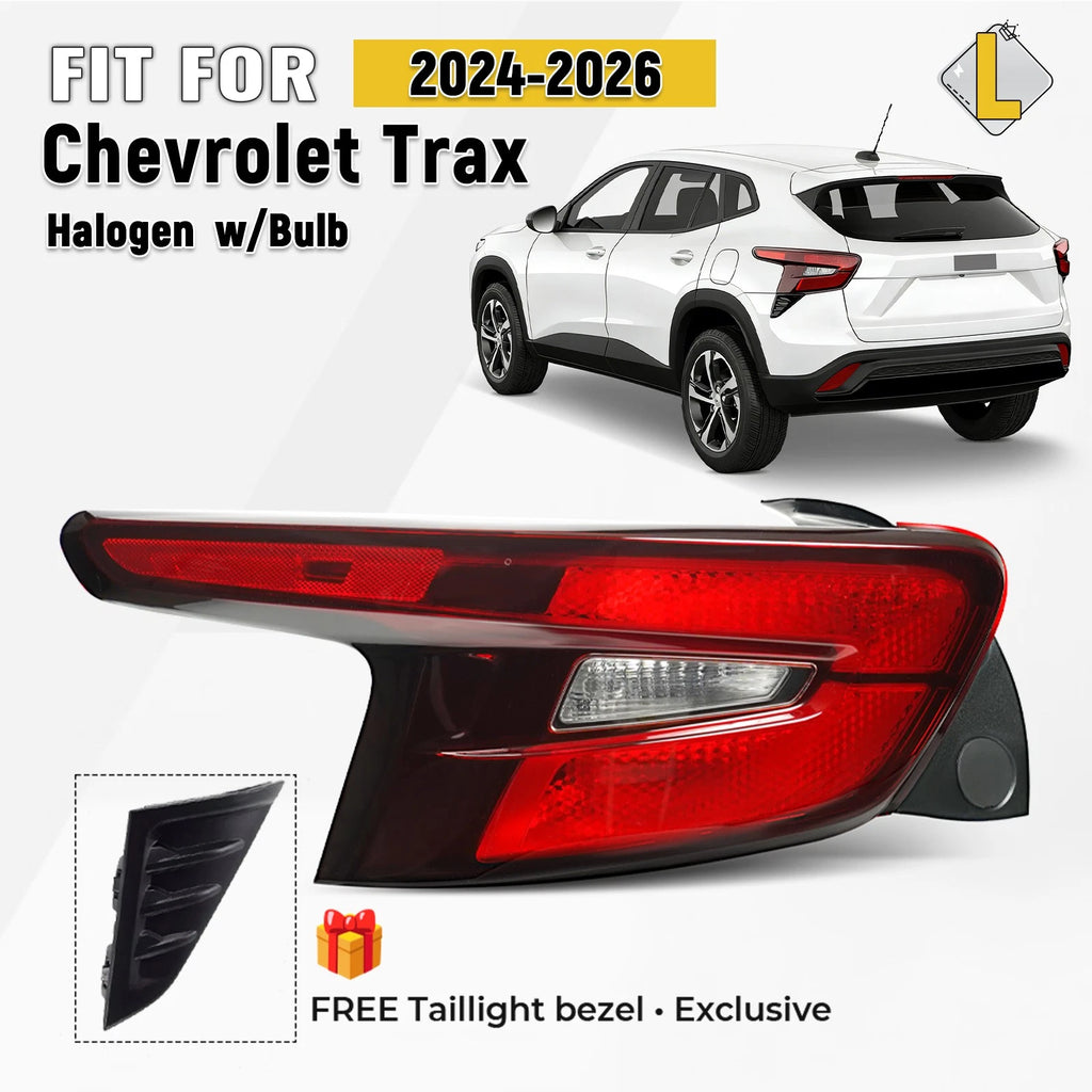 Halogen Tail Light Brake Lamp for Chevy Trax (2024–2026) Left Driver w/ Bulb