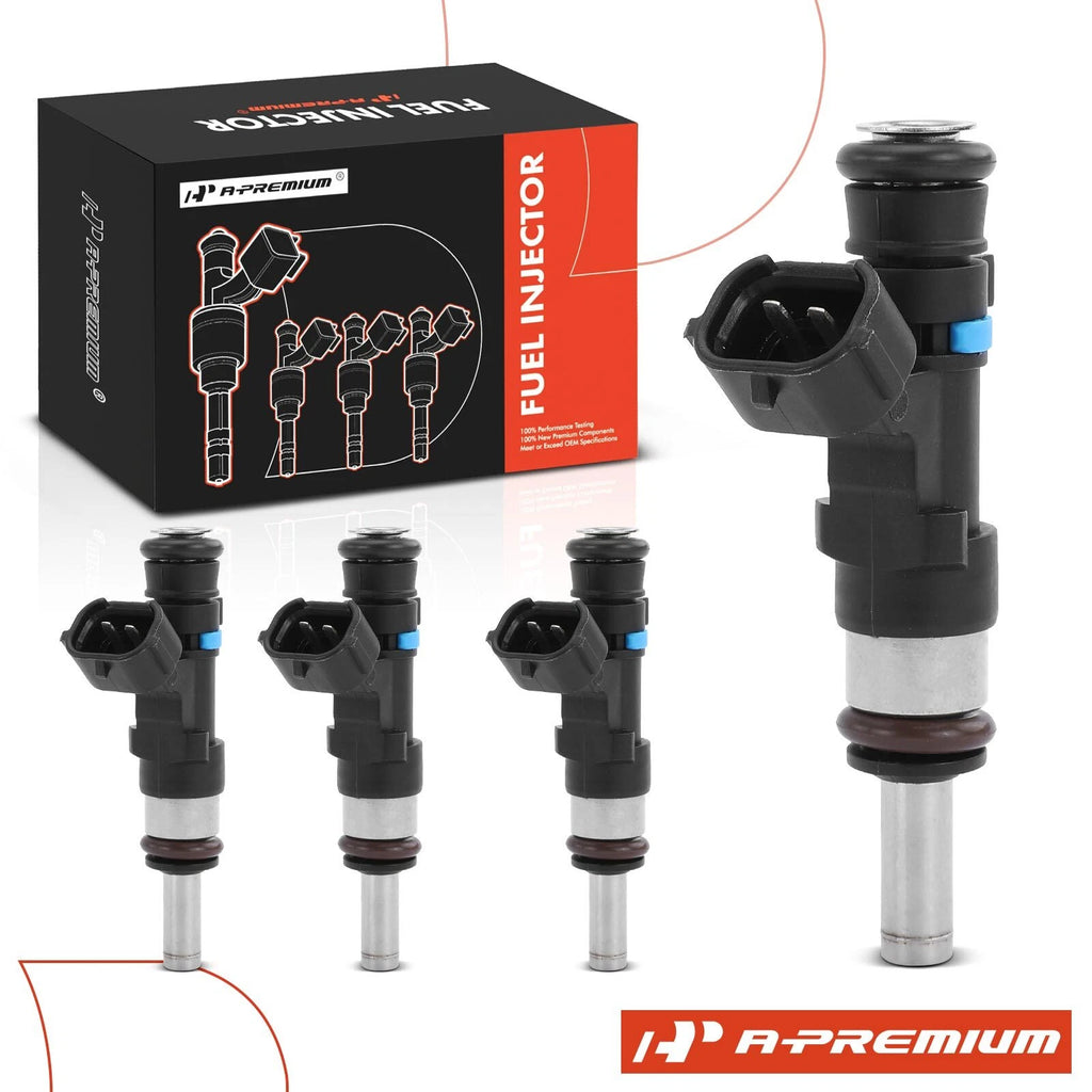 Set of 4 Fuel Injectors with O-rings for Mitsubishi Outlander (2008–2013)
