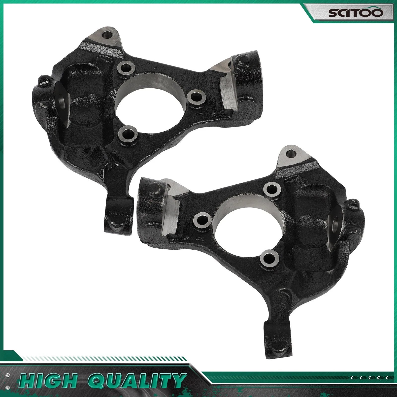 2X Front Steering Knuckle for Chevrolet Silverado 1500, Suburban 1500 (2007–2014)