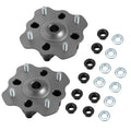 2X Front Wheel Hubs & Nut for Suzuki Eiger 400 (2002–2007) LTA400 LTF400