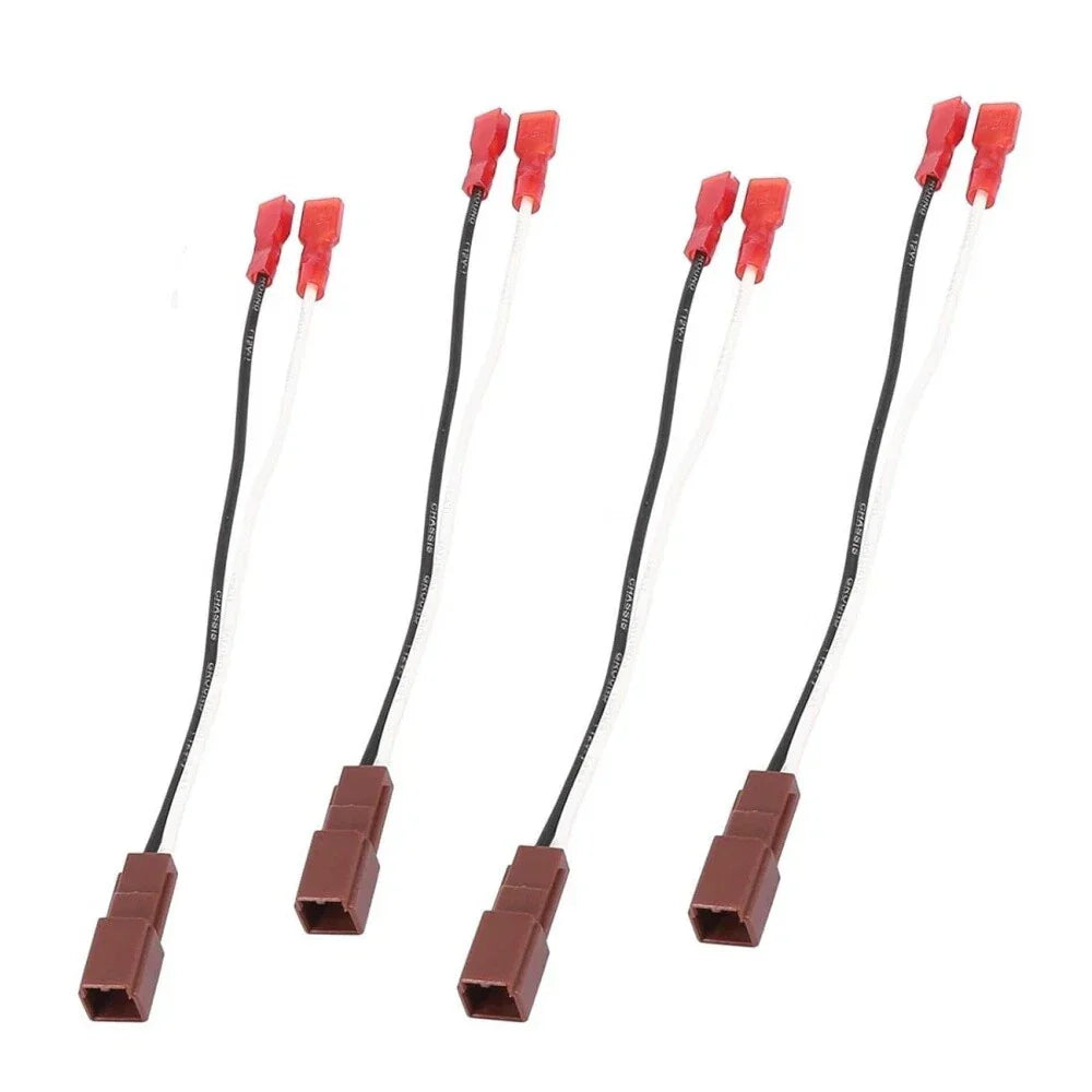 4 x Car Speaker Harness Wire Adaptor for Nissan Altima Frontier NV (2002-2023)
