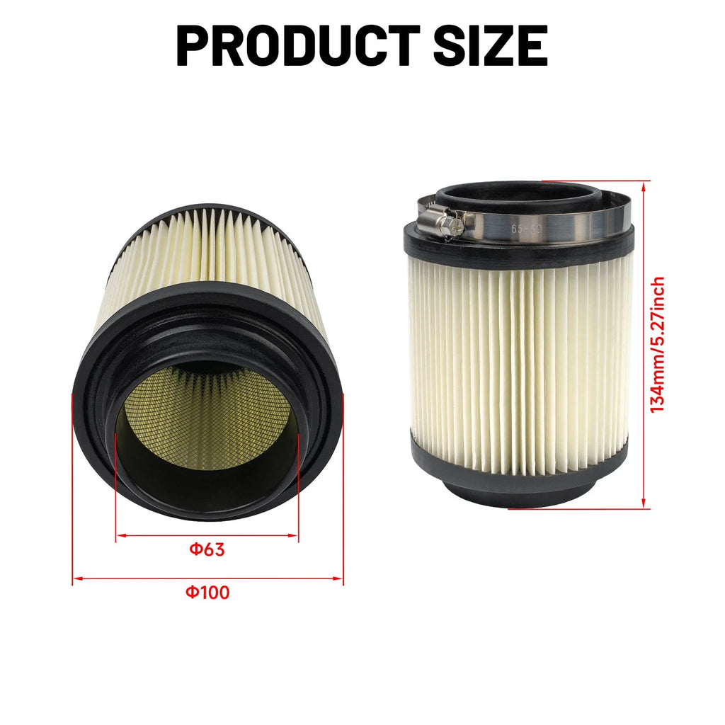 Air Filter 1262218 for Polaris Ranger XP 1000/Ranger Crew XP 1000 (2017–2025)