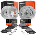 Front & Rear Drilled Rotors and Ceramic Pads for Toyota Avalon (2000–2004)