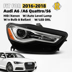 HID Headlight for Audi A6 S6 (2016–2018) Right w/Auto Level Lamp
