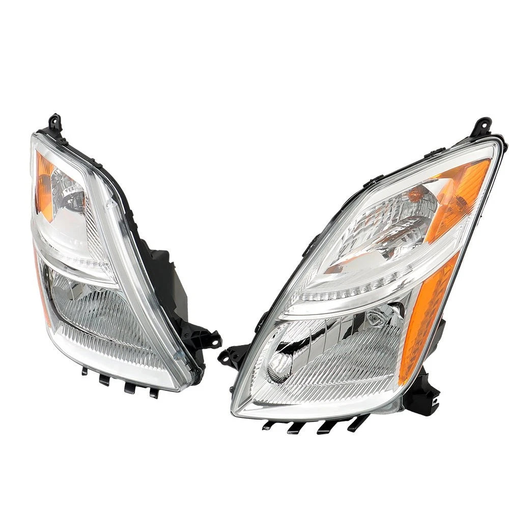 Pair Halogen Headlights for Toyota Prius (2006–2009)