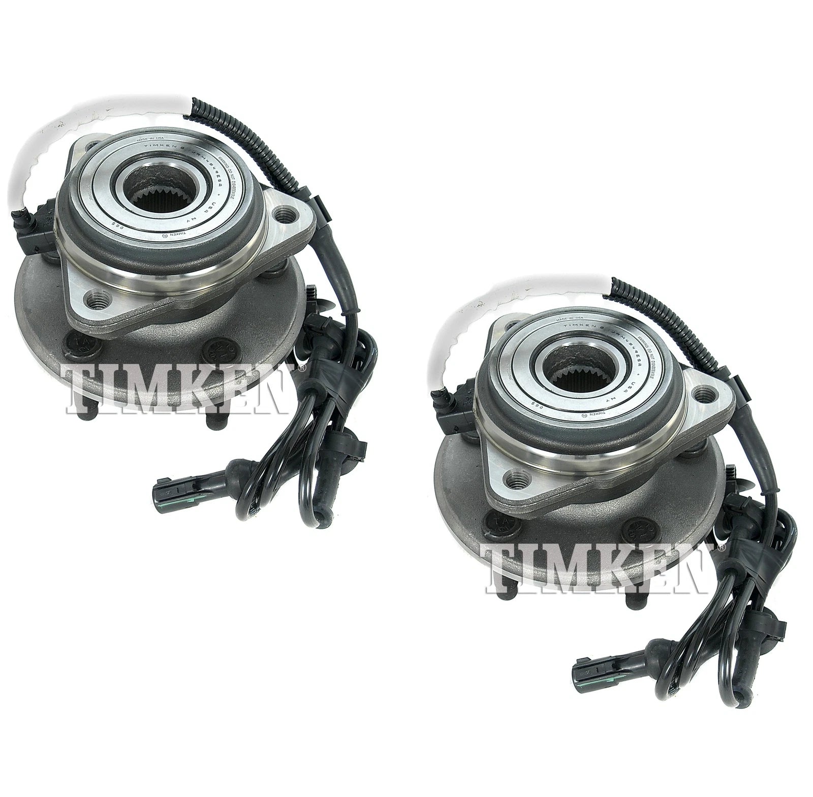 Set of 2 Front Timken Wheel Bearing and Hub Assemblies for Ford Mercury (4WD)