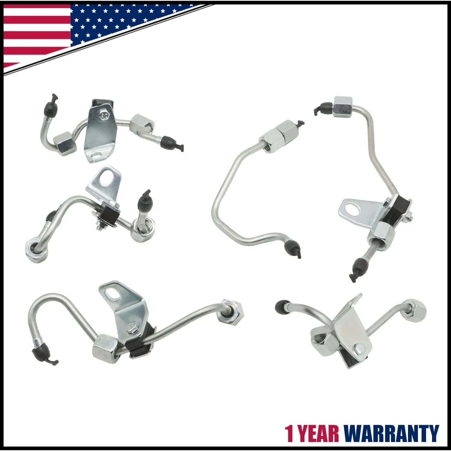 6X Fuel Injector Lines Set for Dodge Ram Cummins 5.9L Diesel (2003–2009) 904-322
