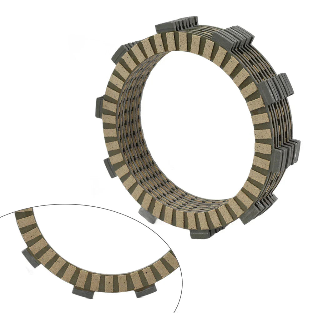 8x Clutch Friction Plates for Honda Interceptor VFR800FI (2000-2001)