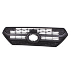 Front Grille Replacement Black Matte Polypropylene for Toyota RAV4 (2019–2021)