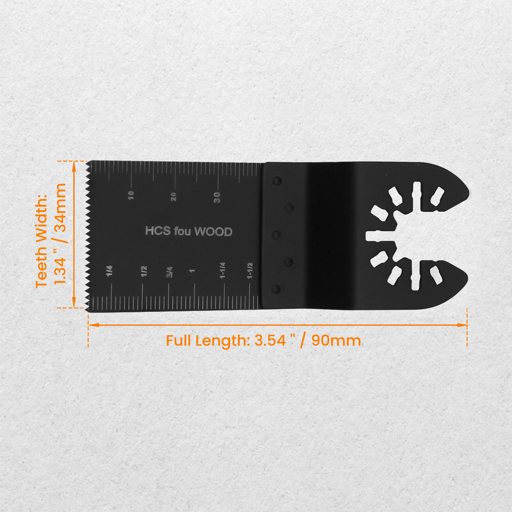 50 Pieces Oscillating Multi Tool Saw Blades 34mm Universal
