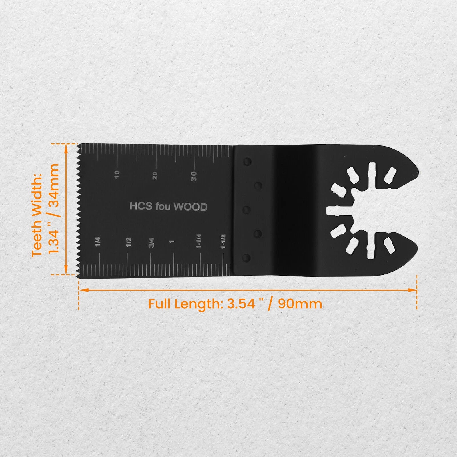50 Pieces Oscillating Multi Tool Saw Blades 34mm Universal
