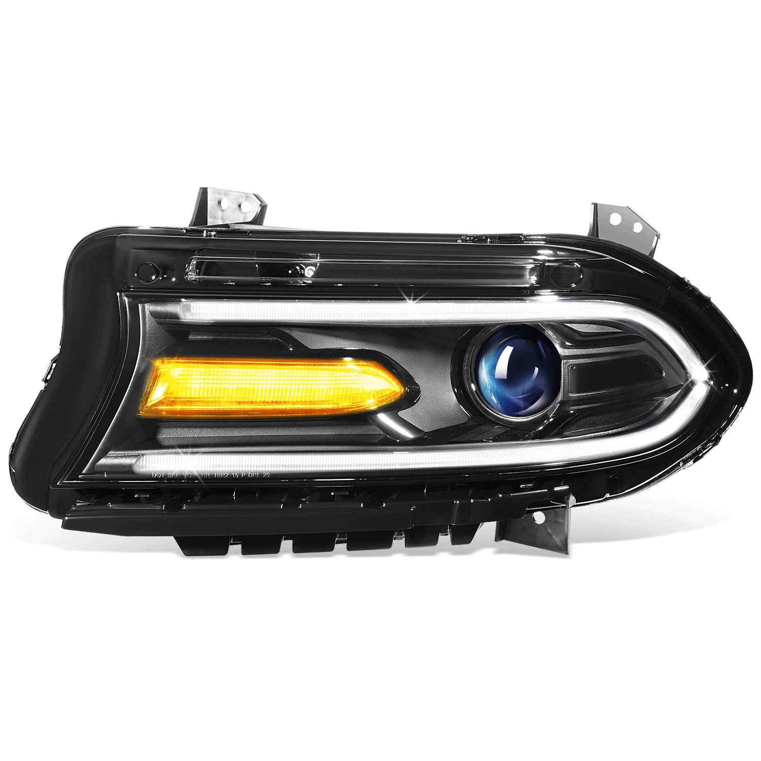 LED DRL Projector Headlight Driver Left for Dodge Charger (2015–2022)