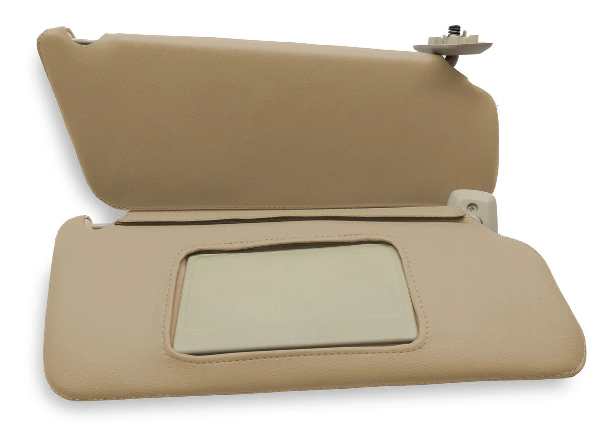 Sunvisors Cover Skin for Ford F150 (2004–2008) Beige Tan PVC Leather
