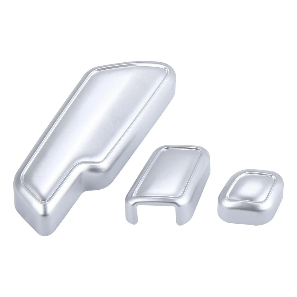 Set of 6 Silver Tone Door Seat Adjust Button Switch Covers for Mercedes Benz B180 (2012–2019)