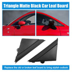 Matte Black Door Wing Mirror Covers for Fiat 500 (2012-2019)