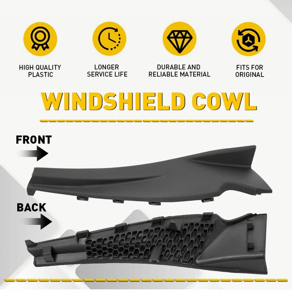 Right Side Windshield Wiper Cowl Extension Trim for Nissan Pathfinder (2013–2020)