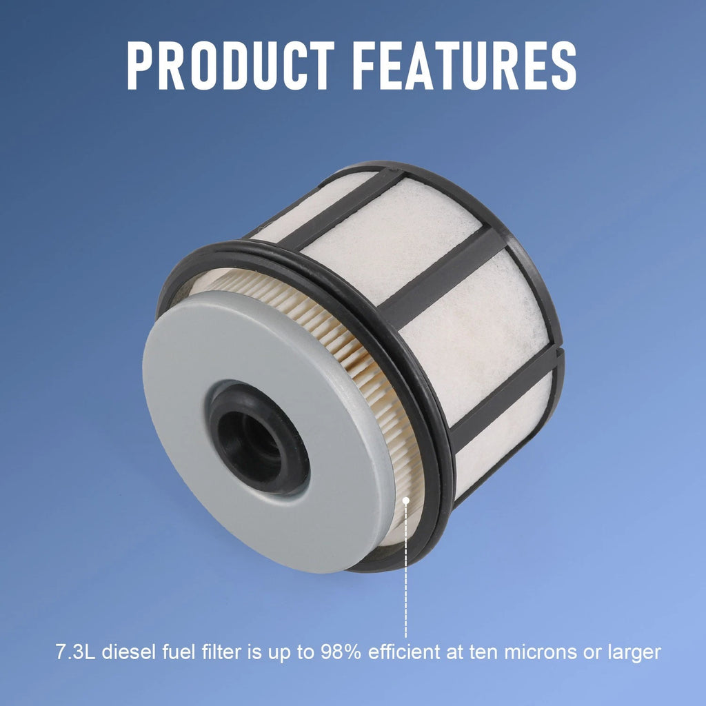 Fuel Filter with Cap for Ford F & E Series (1994-2003) 7.3L Powerstroke Diesel