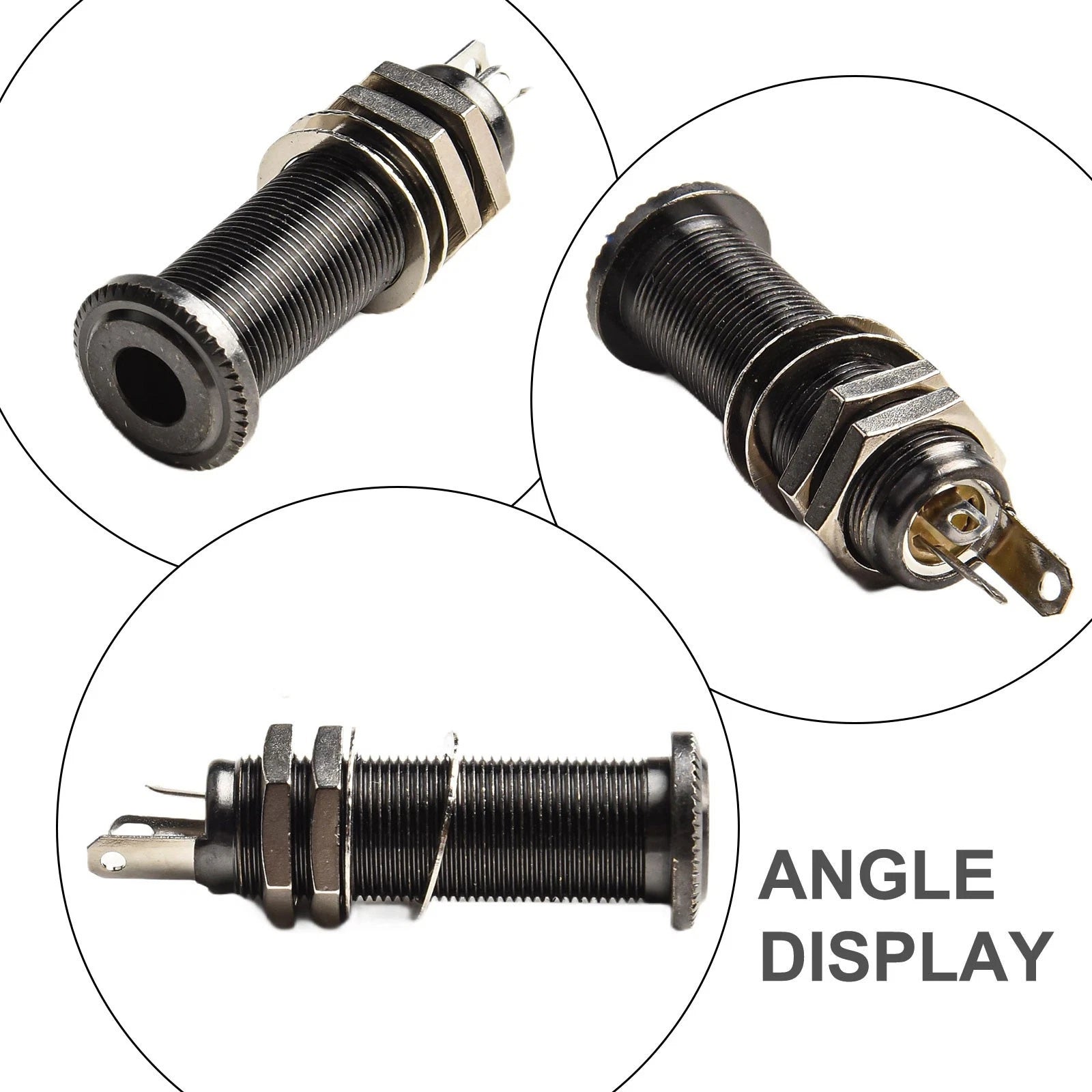Anti Noisy Guitar Socket Jack Kit 1/4 Inch for