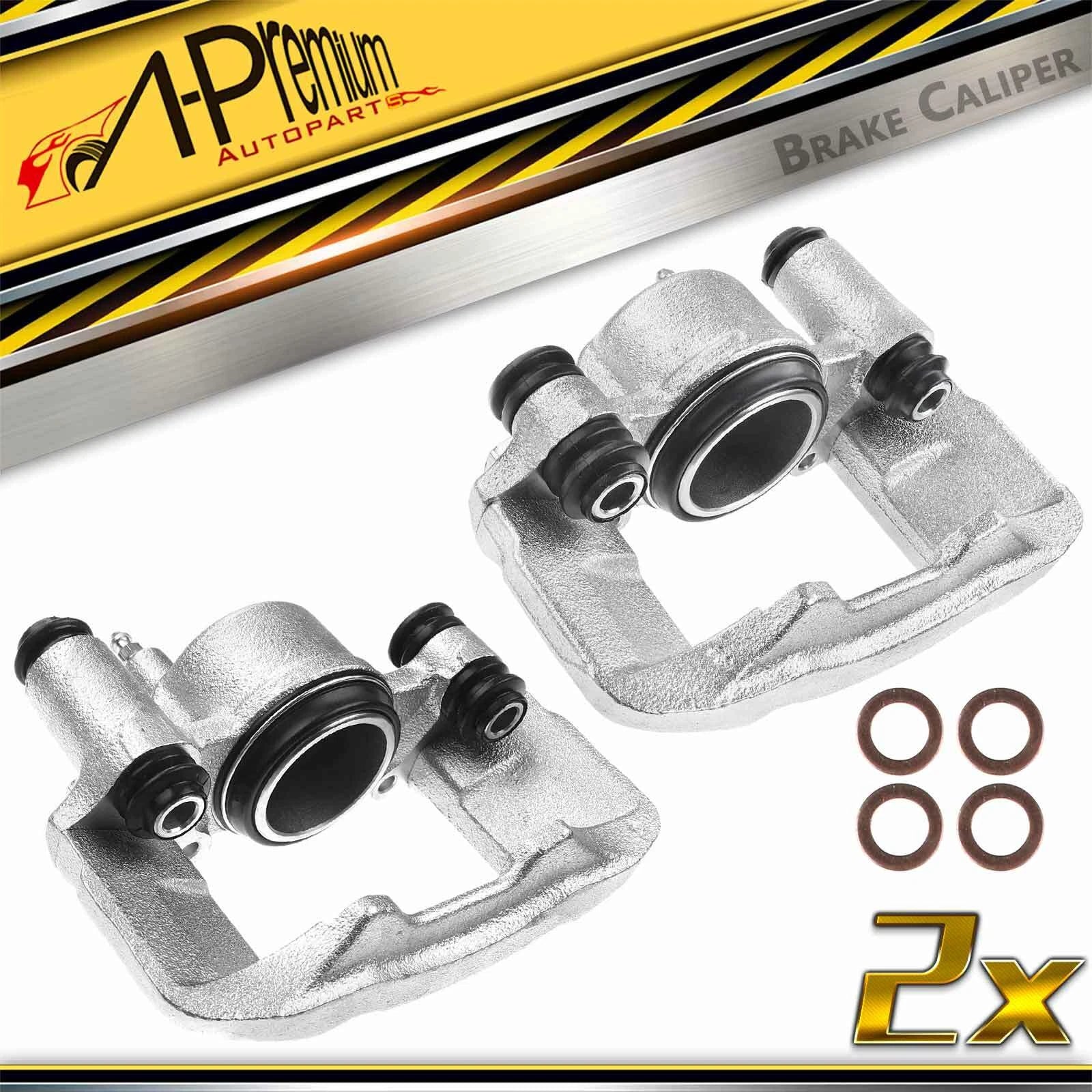 Pair Front Brake Calipers for Kia Rio (2001–2002) & Ford Aspire (1994–1997)