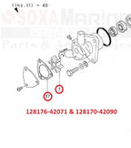 Impeller Kit for Yanmar Marine Diesel 1GM 1GM10 (128176-42071 & 42070)