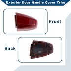 Exterior Door Handle Cover Trim Set for BMW X1 X2 X5 F15 X6 F16 (2014–2019) Red ABS