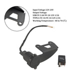 12V USB+C Socket Charger for Honda Rebel CMX300 CMX500 (2022–2024)