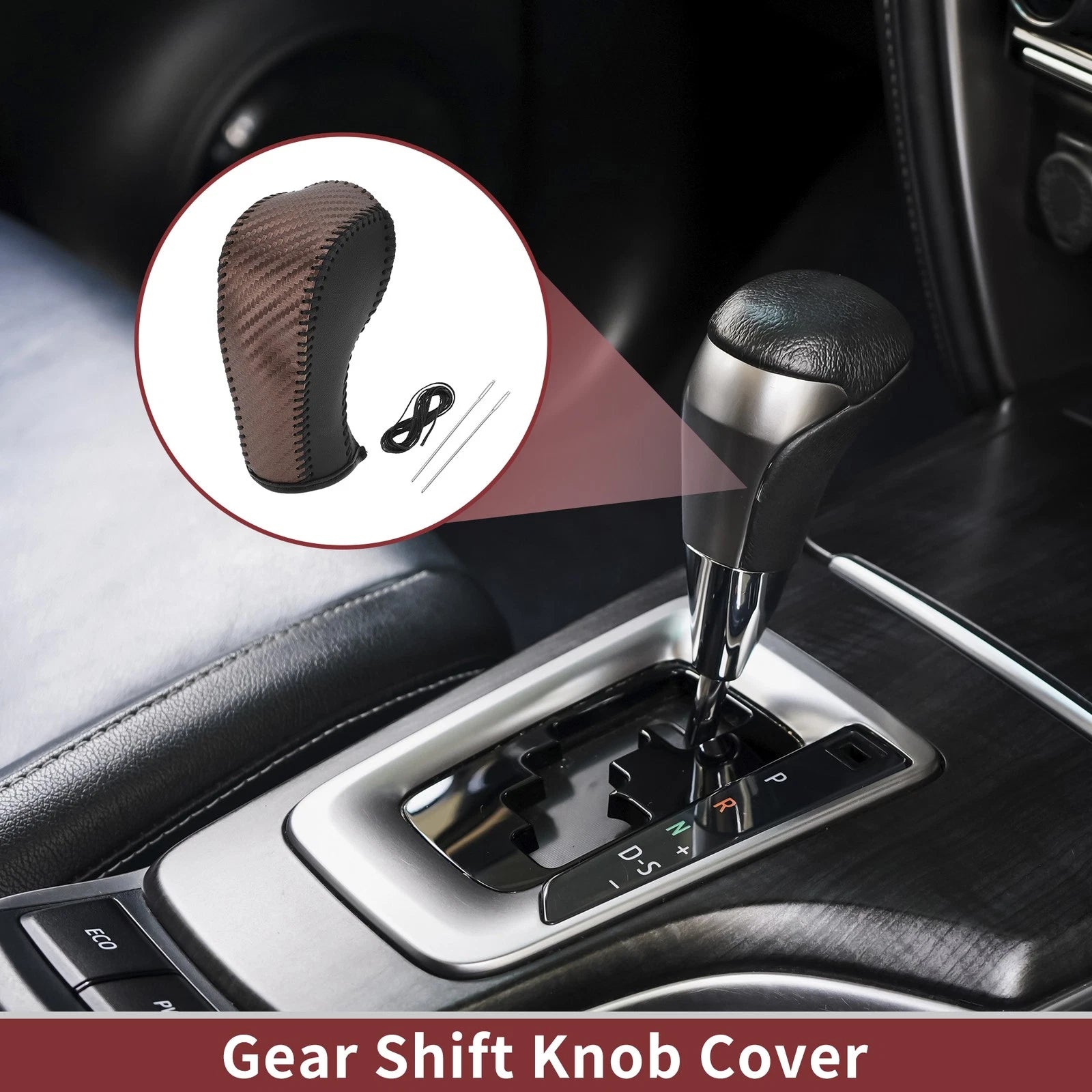 Carbon Fiber Gear Shift Knob Cover for Chevrolet Cruze (2011–2016)