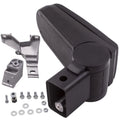 Center Storage Box Armrest for VW Golf Jetta Passat (1998–2004) Black